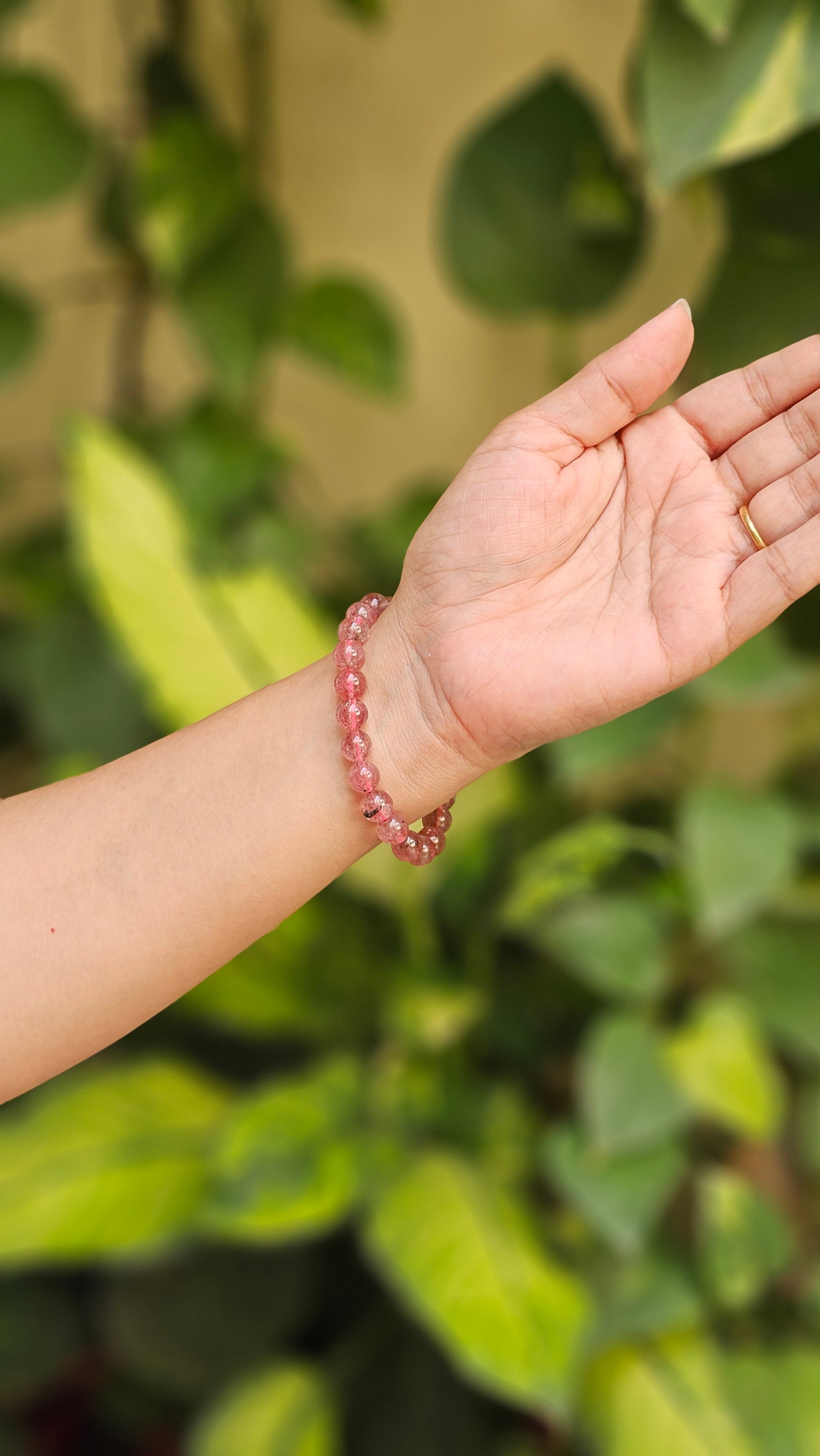 Strawberry Quartz Bracelet