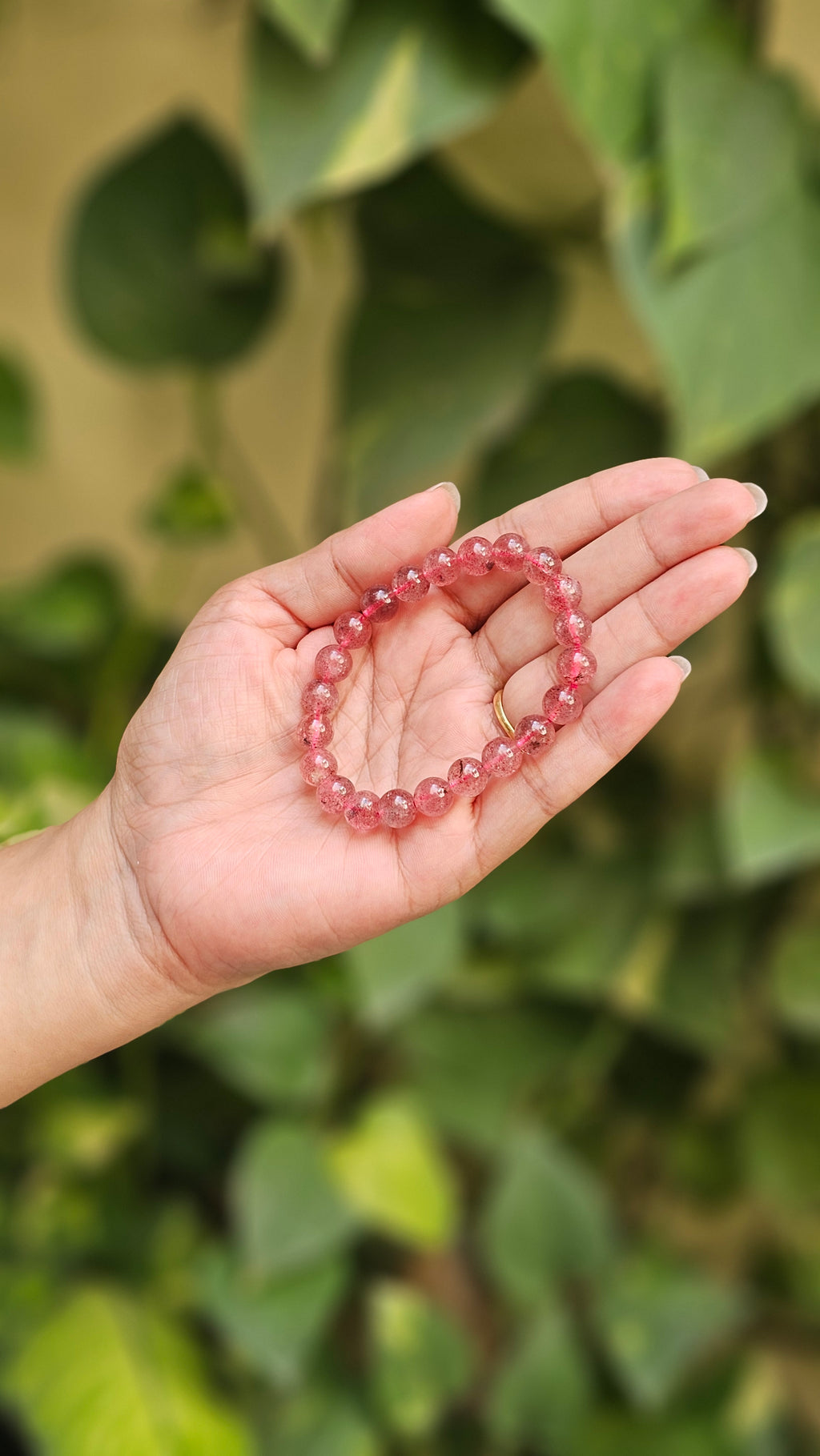 Strawberry Quartz Bracelet