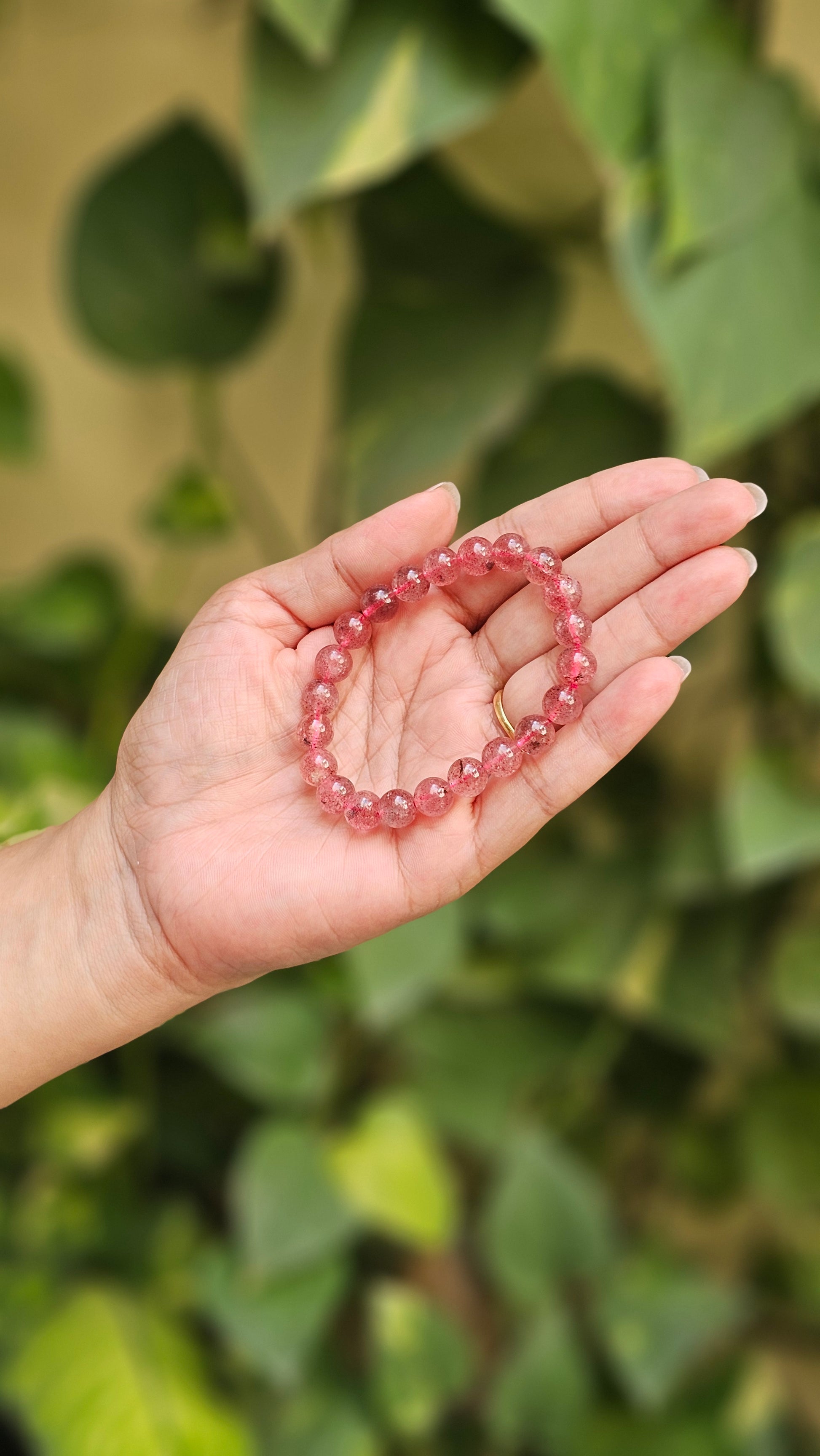 Strawberry Quartz Bracelet