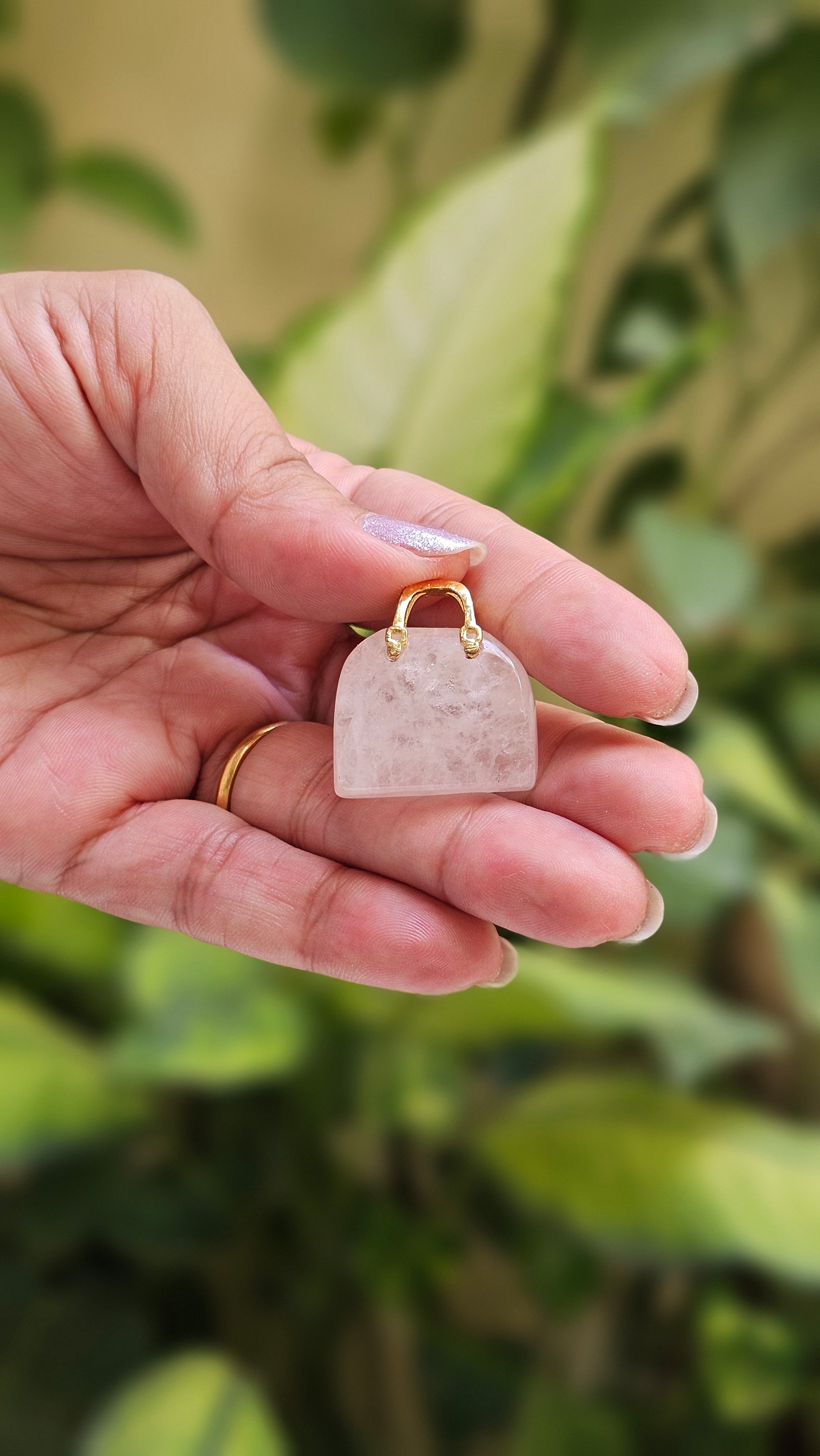 Rose Quartz Purse
