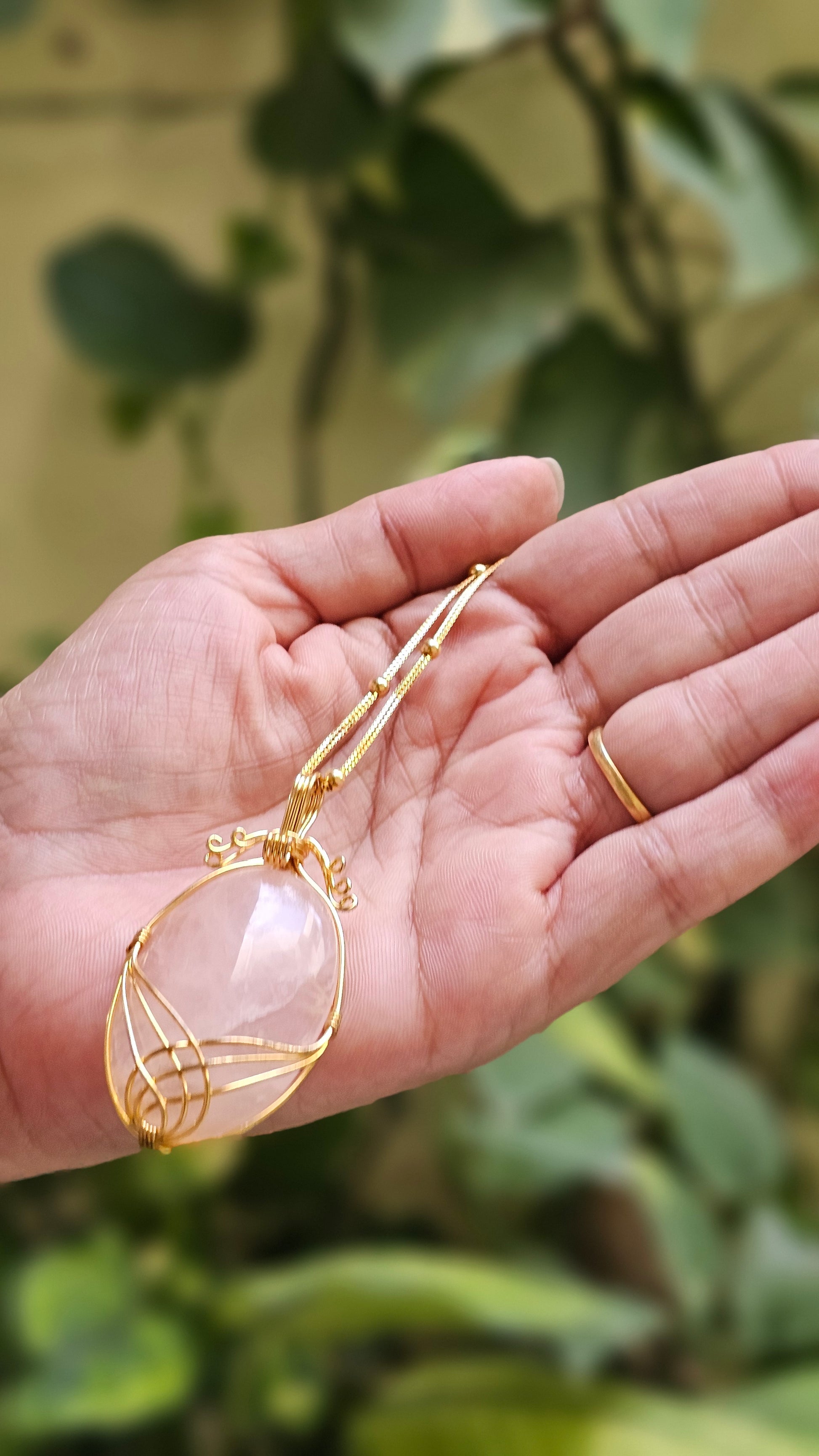 Rose Quartz Pendants
