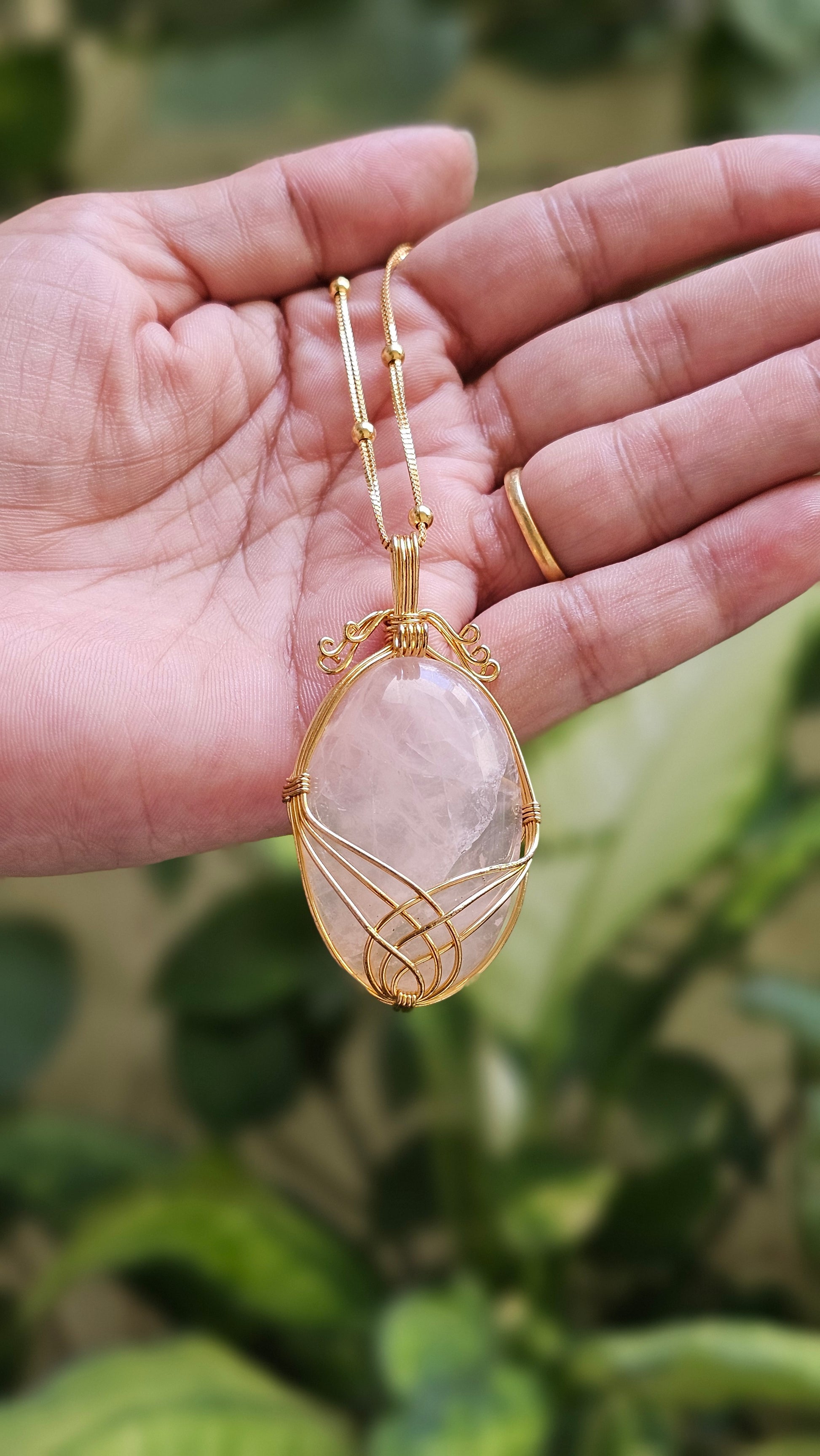 Rose Quartz Pendants